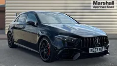 Black Used 2023 Mercedes A45 AMG Hatchback | £46,490 (Fair price)