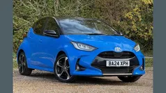 Blue Used 2024 Toyota Yaris Hybrid Edition Hatchback | £23,650 (Fair price)