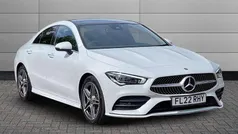 Digital white Used 2022 Mercedes CLA220 AMG Line Premium Plus Sedan | £28,495 (Fair price)