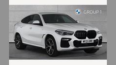 White Used 2021 BMW X6 M Sport SUV | £39,990 (Good price)