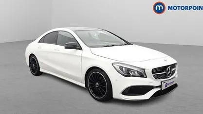 Used Mercedes CLA200 AMG line 156 HP (114 kW) 2018 White Sedan