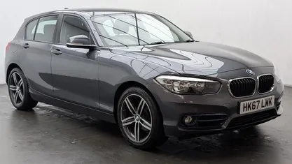 Used BMW 118 Sport Line 136 HP (100 kW) 2017 Grey Hatchback