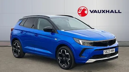 Used Vauxhall Grandland X Ultimate 131 HP (96 kW) 2023 Blue SUV