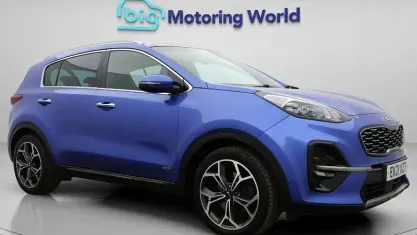 Used Kia Sportage GT-Line S 177 HP (130 kW) 2021 Blue SUV