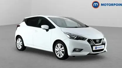 Begagnad Nissan Micra Acenta 101 HK (74 kW) 2020 Vit Halvkombi