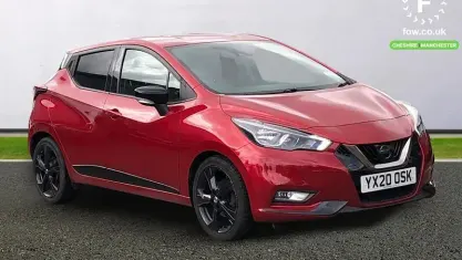 Usado Nissan Micra N-TEC 101 CV (74 kW) 2020 Rojo Utilitario