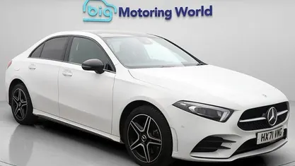 White Used 2021 Mercedes A250 AMG line Sedan | £20,700 (Fair price)