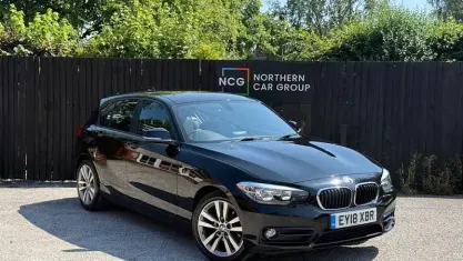 Used BMW 118 Sport Line 136 HP (100 kW) 2017 Black Hatchback