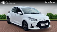 White Used 2022 Toyota Yaris Hybrid Design Hatchback | £15,591 (Fair price)