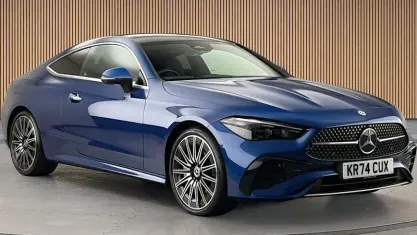 Used Mercedes CLE450 AMG Line Premium Plus 381 HP (280 kW) 2025 Blue Coupe