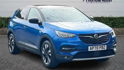 Used Vauxhall Grandland X SRi 131 HP (96 kW) 2020 Topaz blue SUV