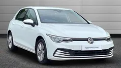 Pure white Used 2022 VW Golf VIII Life Hatchback | £18,550 (Fair price)