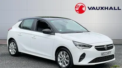 Used Vauxhall Corsa Edition 75 HP (55 kW) 2022 White Hatchback