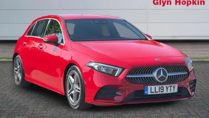 Used Mercedes A220 AMG Line Premium 190 HP (139 kW) 2019 Red Hatchback
