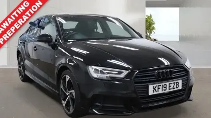 Used Audi A3 Black Edition 116 HP (85 kW) 2019 Black Sedan