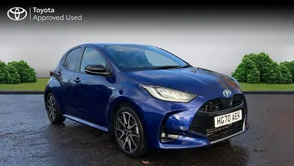 Galactic blue Used 2020 Toyota Yaris Hybrid City Hatchback | £14,962 (Fair price)