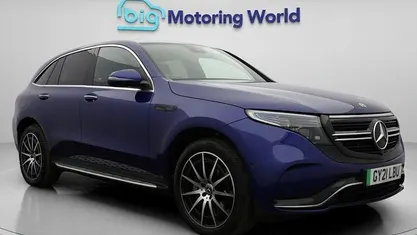 Blue Used 2021 Mercedes EQC400 AMG line SUV | £18,600 (Good price)