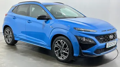 Used Hyundai Kona N Line 120 HP (88 kW) 2021 Blue SUV