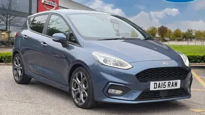 Used Ford Fiesta ST-Line 125 HP (91 kW) 2019 Blue Hatchback