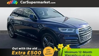 Used Audi Q5 S-Line 190 HP (139 kW) 2017 Blue SUV