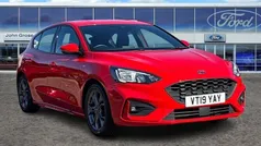 Red Used 2019 Ford Focus ST-Line Hatchback | £11,295 (Fair price)