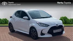 White Used 2022 Toyota Yaris Hybrid Design Hatchback | £16,148 (Fair price)