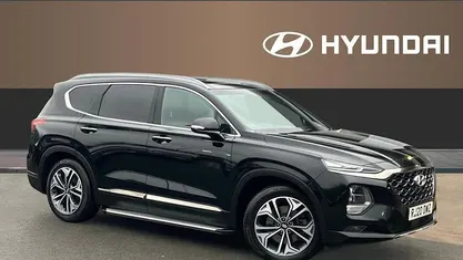 Black Used 2020 Hyundai Santa Fe Premium SE SUV | £23,304 (Fair price)