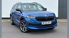 Race blue metallic Used 2022 Skoda Kodiaq SportLine SUV | £31,995 (Fair price)