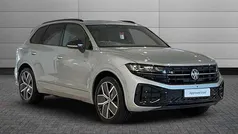 Oyster silver Used 2025 VW Touareg Black Edition SUV | £52,650 (Fair price)
