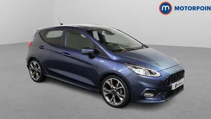 Used Ford Fiesta ST-Line X 125 HP (91 kW) 2020 Blue Hatchback
