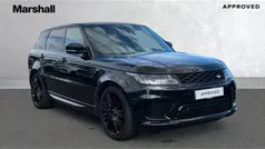 Metallic santorini black Used 2021 Land Rover Range Rover Sport HSE Dynamic SUV | £40,023 (Fair price)
