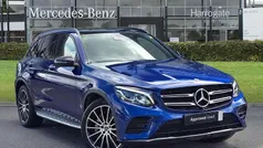 Blue Used 2018 Mercedes GLC350 AMG line SUV | £25,500 (Fair price)