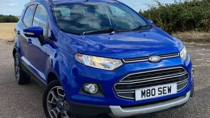 Used Ford Ecosport Titanium 125 HP (91 kW) 2016 Blue SUV