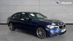 Mediterranean blue Used 2018 BMW 530e M Sport Sedan | £17,047 (Fair price)