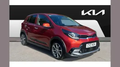 Used Kia Picanto X-Line 67 HP (49 kW) 2023 Orange Hatchback