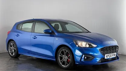 Used Ford Focus ST-Line 125 HP (91 kW) 2020 Blue Hatchback