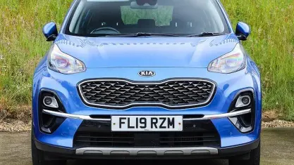 Used Kia Sportage 136 HP (100 kW) 2019 Blue SUV