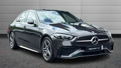 Grey Used 2024 Mercedes C200 AMG line Sedan | £32,490 (Fair price)