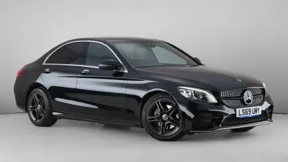 Used Mercedes C200 AMG Line Premium 184 HP (135 kW) 2019 Black Sedan