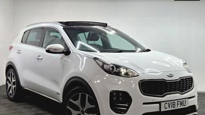 Gebraucht Kia Sportage GT-Line S 185 PS (136 kW) 2018 Weiß SUV