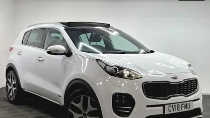 Used Kia Sportage GT-Line S 185 HP (136 kW) 2018 White SUV