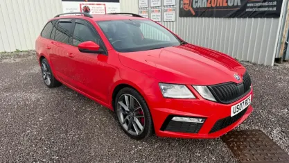 Used Skoda Octavia vRS 184 HP (135 kW) 2018 Red Estate