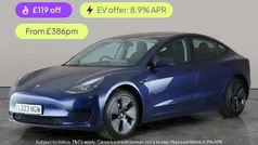 Blue Used 2023 Tesla Model 3 RWD Sedan | £21,771 (Fair price)