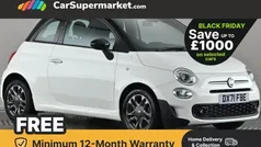 White/black Used 2021 Fiat 500 Hatchback | £10,397 (Fair price)