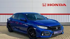 Blue Used 2021 Honda Civic Sport Hatchback | £17,489 (Fair price)