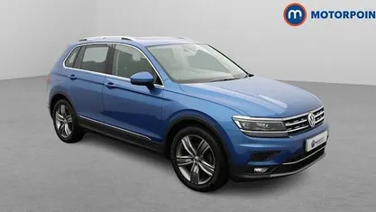 Blue Used 2020 VW Tiguan SEL SUV | £19,399 (Fair price)