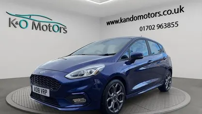 Blue Used 2018 Ford Fiesta ST-Line Hatchback | £7,995 (Fair price)