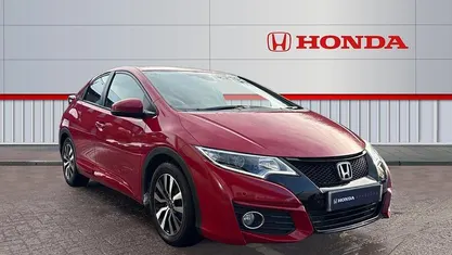 Red Used 2016 Honda Civic SE Plus Hatchback | £7,999 (Fair price)