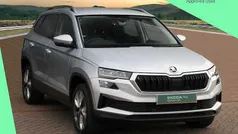 Brilliant silver metallic Used 2024 Skoda Karoq SE L SUV | £21,293 (Fair price)