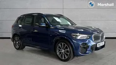 Blue Used 2022 BMW X5 M Sport SUV | £42,877 (Fair price)